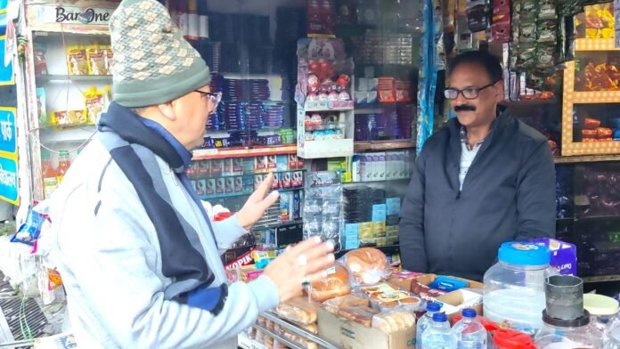 Pushkar Singh Dhami on Nainital morning walk