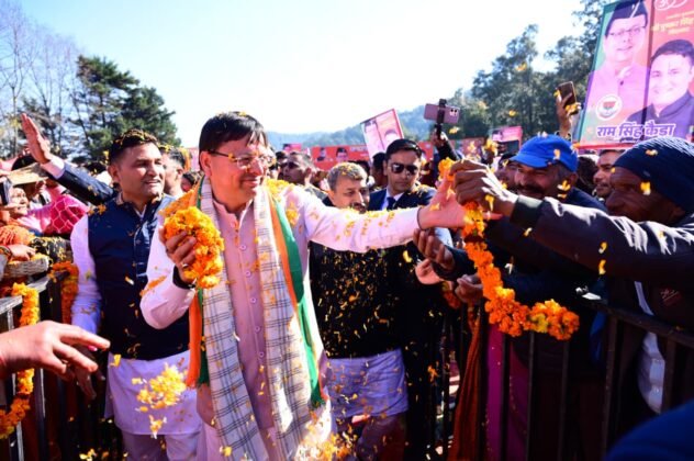 लेटीबुंगा में पुष्कर सिंह धामी (Pushkar Singh Dhami in Letibunga)