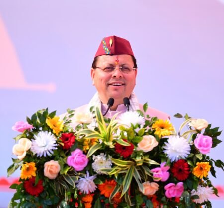 लेटीबुंगा में पुष्कर सिंह धामी (Pushkar Singh Dhami in Letibunga)