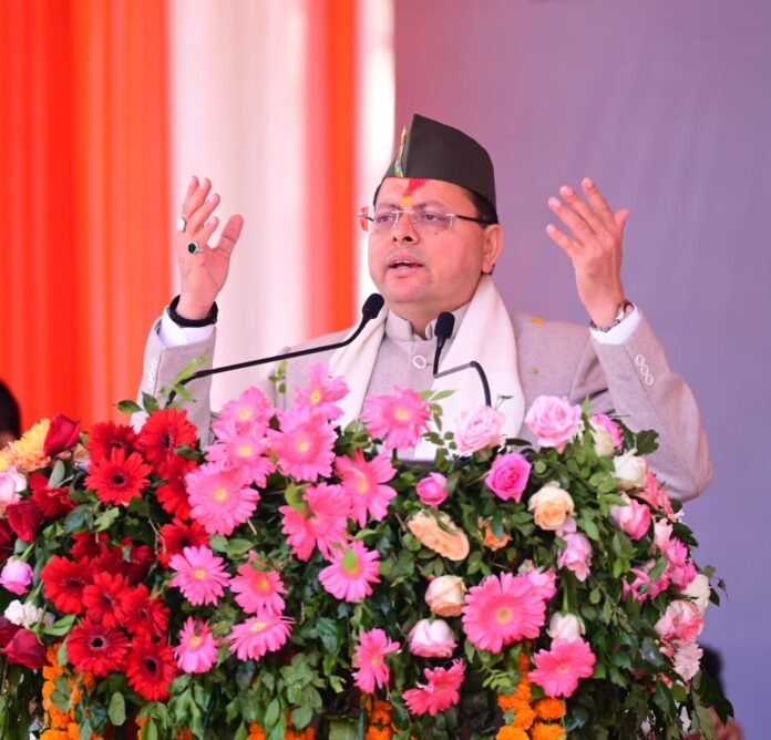 अल्मोड़ा में जन-जन की सरकार, जन-जन के द्वार अभियान में पुष्कर सिंह धामी (Pushkar Singh Dhami in a Jan Jan Ki Sarkar Jan Jan Ke Dwar Campaign in Almora)